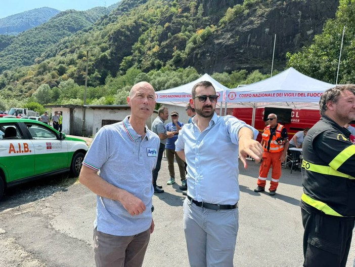 L'assessore Marnati ( nella foto a sinistra) con Secondo Barbero