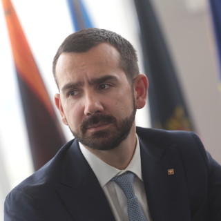 L'assessore regionale all'Ambiente Matteo Marnati