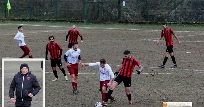 Un momento di Varzese-Omegna e nel riquadro Mauro Piemontesi Un momento di Varzese-Omegna e nel riquadro Mauro Piemontesi
