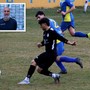 Promozione in campo per la 2a giornata; nel riquadro il tecnico dell'Arona, Fabrizio Salvigni