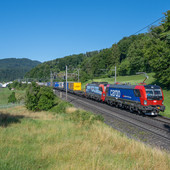 Treno CargoBeamer tra Stoccarda-Kornwestheim e l'Italia. (Copyright: CargoBeamer AG / Lucas Bächler) Treno CargoBeamer tra Stoccarda-Kornwestheim e l'Italia. (Copyright: CargoBeamer AG / Lucas Bächler)