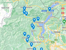 Foto: la geografia delle squadre del girone A di Prima Categoria