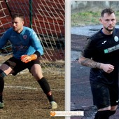 Simone Ravandoni e Fabrizio Allioli, portiere di Varzese e Virtus Villa