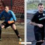 Simone Ravandoni e Fabrizio Allioli, portiere di Varzese e Virtus Villa Simone Ravandoni e Fabrizio Allioli, portiere di Varzese e Virtus Villa