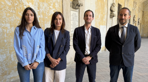 Nella foto da sinistra: Benedetta Conte, Alessandra Gennari, Alessandro Rabiolo, e Stefano De Cillà