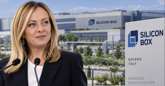Giorgia Meloni a Novara il 9 novembre per la prima pietra dello stabilimento Silicon Box Giorgia Meloni a Novara il 9 novembre per la prima pietra dello stabilimento Silicon Box