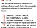 Falsa allerta sulla presenza di Ragni Violino crea paura a Novara: l'Asl smentisce