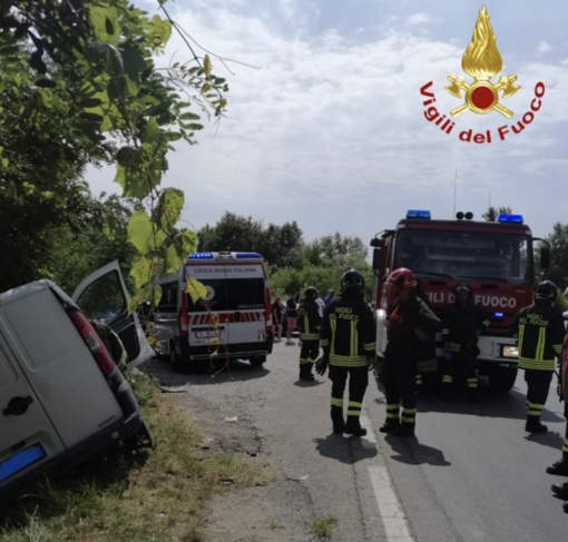 Incidente stradale a Romagnano Sesia, un ferito