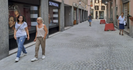 Novara, conclusi i lavori in via Omar: riaperta al transito pedonale Novara, conclusi i lavori in via Omar: riaperta al transito pedonale