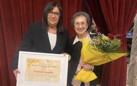 Franca Guaglio, “Donna Trecatese dell’anno”: un riconoscimento per l’instancabile volontariato nella Caritas FOTO