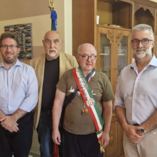 Andrea Crivelli in visita alla Fondazione Medana di Invorio