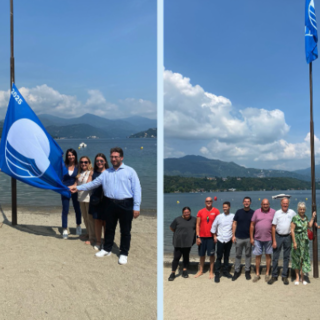 Gozzano conquista la settima Bandiera Blu: il Lido di Buccione si conferma eccellenza sostenibile sul Lago d’Orta