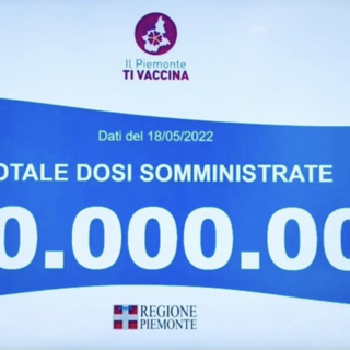 Covid, in Piemonte somministrate 10 milioni di dosi di vaccino