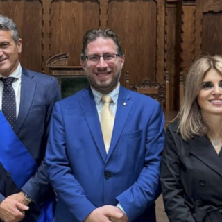 Nella foto da sinistra: Marco Caccia, Andrea Crivelli e Barbara Pace