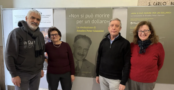 Arona, successo per la mostra dedicata ad Amadeo Peter Giannini Arona, successo per la mostra dedicata ad Amadeo Peter Giannini