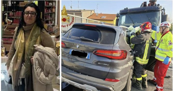 A sinistra: la dottoressa Stefania Onolfo. A destra: i soccorsi al lavoro sui mezzi dopo l'incidente A sinistra: la dottoressa Stefania Onolfo. A destra: i soccorsi al lavoro sui mezzi dopo l'incidente