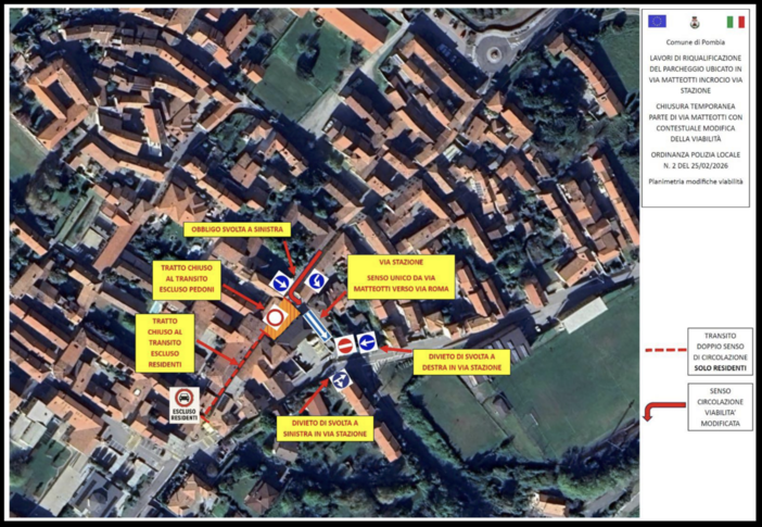 Pombia, al via la riqualificazione della piazzetta di via Matteotti