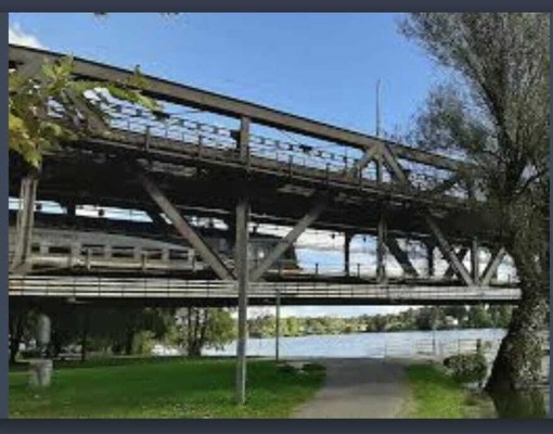Il Ponte di Ferro sul fiume Ticino Il Ponte di Ferro sul fiume Ticino