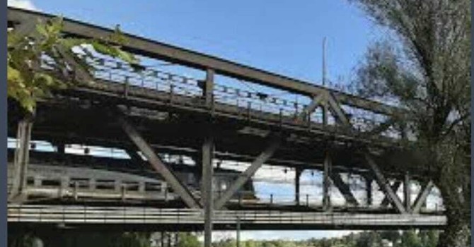 Il Ponte di Ferro sul fiume Ticino