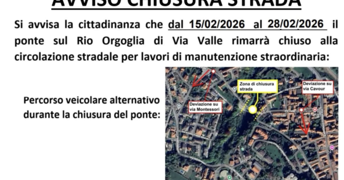Borgo Ticino, prorogata la chiusura del ponte di via Valle