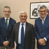 Nella foto da sinistra: Stefano Scarpetta, Marco Corsini e Luigi Icardi Nella foto da sinistra: Stefano Scarpetta, Marco Corsini e Luigi Icardi