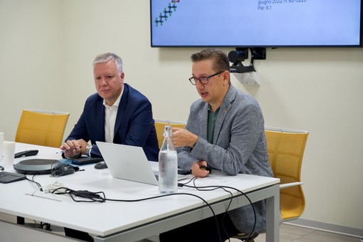 Presidente Emanuele Terzoli e ad Daniele Barbone