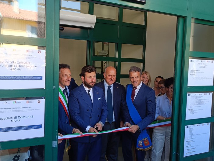 Ad Arona inaugurata la Casa della Comunità e l’Ospedale di Comunità: nuovo modello di sanità territoriale