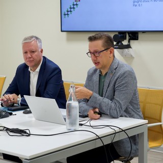 Presidente Emanuele Terzoli e ad Daniele Barbone