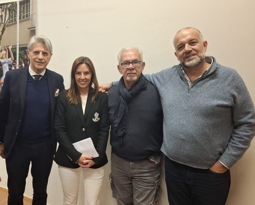 Nella foto: Tovaglieri con Picozzi, Palmieri e Strozzi Nella foto: Tovaglieri con Picozzi, Palmieri e Strozzi