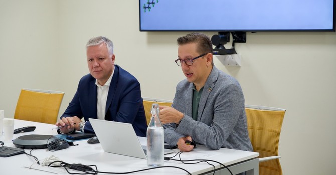 Presidente Emanuele Terzoli e ad Daniele Barbone