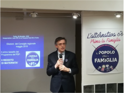 Maurizio Schininà: ”Nelle elezioni Regionali in Piemonte Il Popolo della Famiglia sarà determinante”