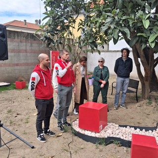 Intitolato ad Attilio Fasulo il giardino della sede Cgil di Novara