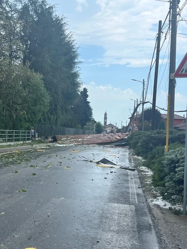 Violento nubifragio sul Novarese: vento, grandine e allagamenti, ingenti danni tra abitazioni, aziende agricole e viabilità