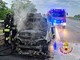 Cronaca nord-ovest: auto in fiamme vicino al casello di Carisio Cronaca nord-ovest: auto in fiamme vicino al casello di Carisio