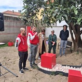 Intitolato ad Attilio Fasulo il giardino della sede Cgil di Novara