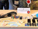 Il materiale sequestrato dai carabinieri Il materiale sequestrato dai carabinieri