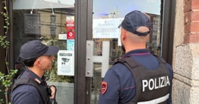 Novara, locale in zona viale Dante chiuso per cinque giorni su disposizione del Questore