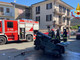 Incidente a Trecate. Apecar ribaltata dopo scontro con auto Incidente a Trecate. Apecar ribaltata dopo scontro con auto