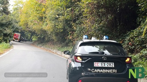 Tenta di sfuggire alle forze dell'ordine e cade in un dirupo FOTO Mattia Baù per newsbiella.it
