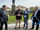 Nuova installazione artistica di Corrado Bonomi nella Piazza della Stazione Nuova installazione artistica di Corrado Bonomi nella Piazza della Stazione