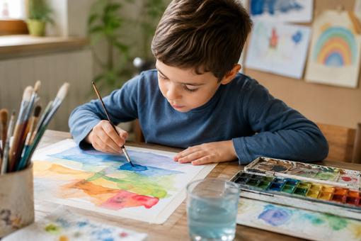 Bellinzago, tornano gli incontri di pittura ad acquerello steineriano per bambini Bellinzago, tornano gli incontri di pittura ad acquerello steineriano per bambini