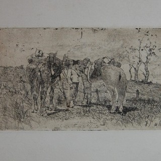 A Novara una mostra su Giovanni Fattori e il tema militare nella grafica: sei opere restaurate in esposizione alla Galleria Giannoni
