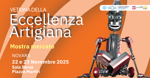Vetrina dell’Eccellenza Artigiana:  sabato 22 e domenica 23 novembre  appuntamento con le migliori produzioni artigianali del Piemonte
