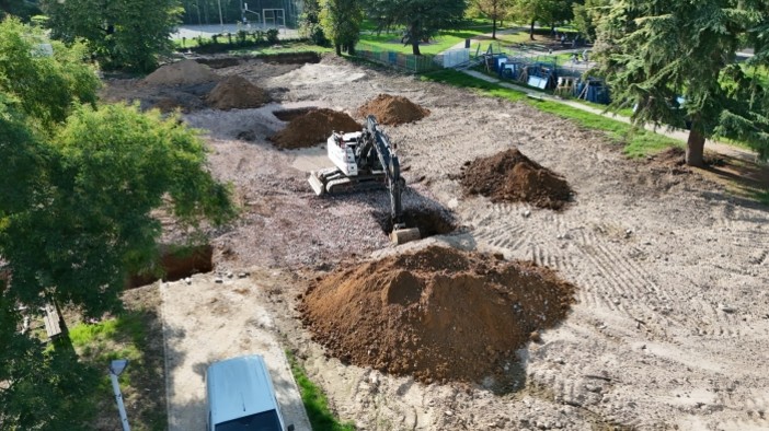 Scuola Buscaglia: avanti con i lavori in via Fara, previsto anche un grande progetto di verde urbano