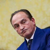 Un perplesso presidente della Regione Alberto Cirio Un perplesso presidente della Regione Alberto Cirio