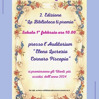 La biblioteca di Trecate premia: riconoscimenti per i lettori più fedeli del 2024