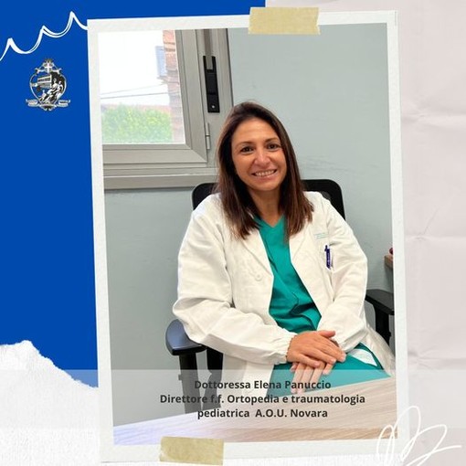 Elena Panuccio è direttrice dell'Ortopedia pediatrica