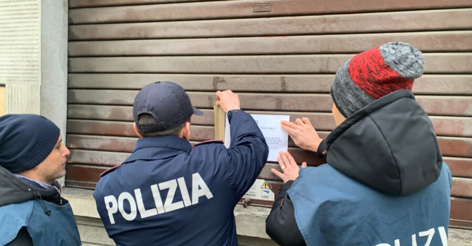 Chiuso per dieci giorni un bar in zona stazione