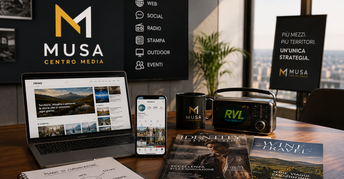 Musa compie vent'anni e diventa Centro Media: un'unica regia per la comunicazione