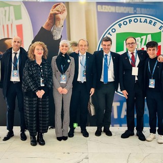 Una delegazione novarese al congresso nazionale di Forza Italia
